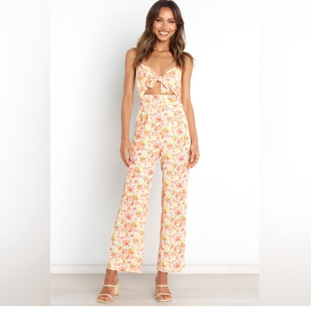 Petal and Pup Danica Floral Jumpsuit